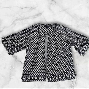 Tribal Petite Small Blazer Black & White